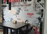 decorazione parete area break