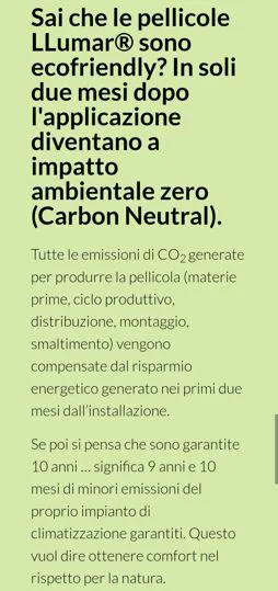 Impatto ambientale zero